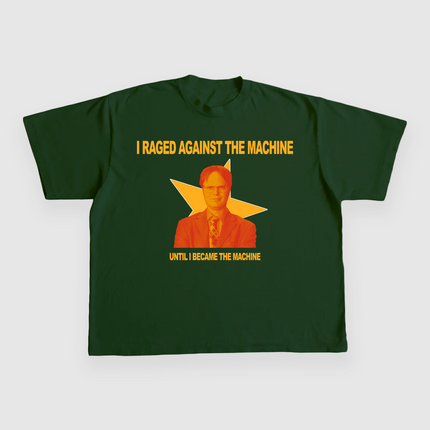 I RAGED AGAINST THE MACHINE CUSTOM PRINTED T-SHIRT