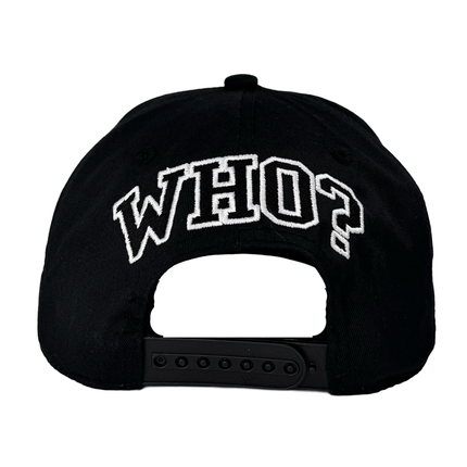 Who Is Mike Jones Custom Embroidered Black Snapback Blockhead