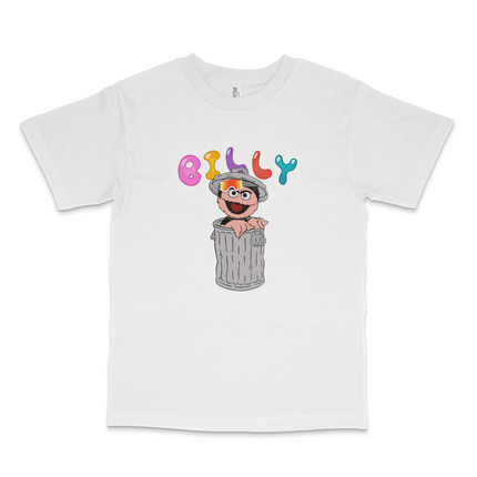 Billy Trashcan Custom Printed T-Shirt Billy is Terrible