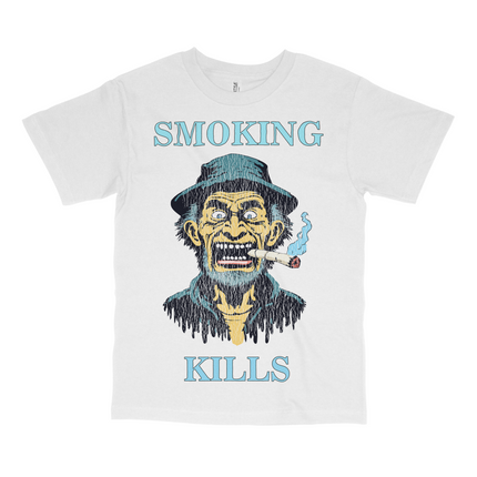 Smoking Kills Custom Printed T-Shirt