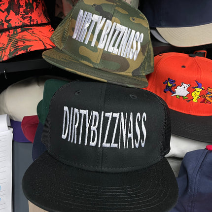 Dirty bizznass custom hats