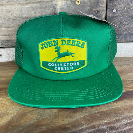 Vintage John Deere Denim Hat Rare Classic Patch Trucker 