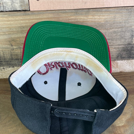Vintage Oklahoma Sooners Sports Specialties Script Snapback Hat