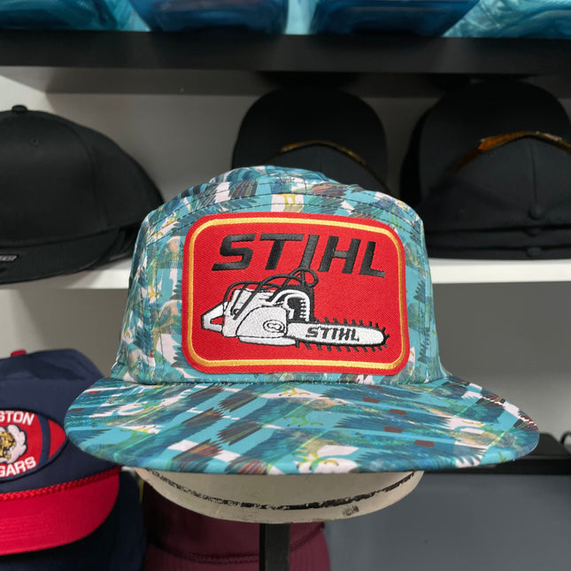 Custom Stihl 6 panel Patch Snapback Cap Hat