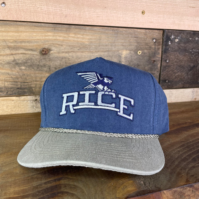 Custom RICE Vintage Patch Rope Golf Snapback Cap Hat