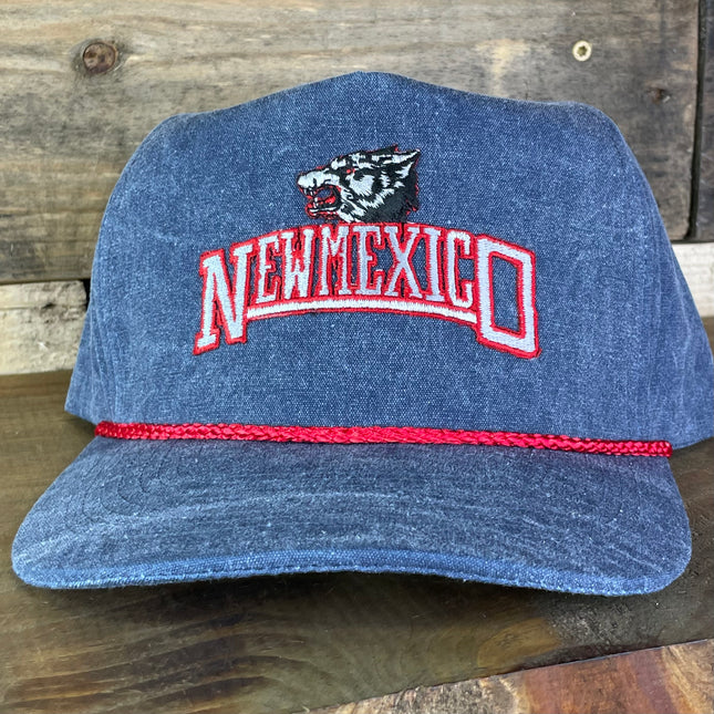 Custom New Mexico Vintage Patch Rope Golf Snapback Cap Hat