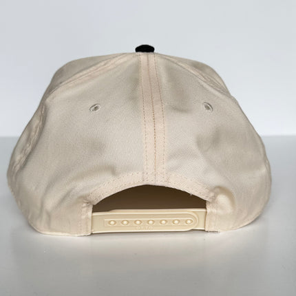 Zynbabwe Hockey on a White crown Black Brim SnapBack Hat Cap Custom Em – Old  School Hats