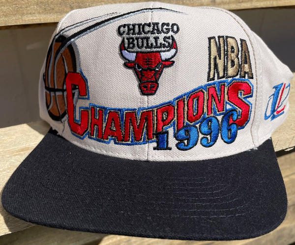 Vintage 1996 NBA Champions Chicago Bulls Logo Athletic Snapback Hat – 🎅  Bad Santa