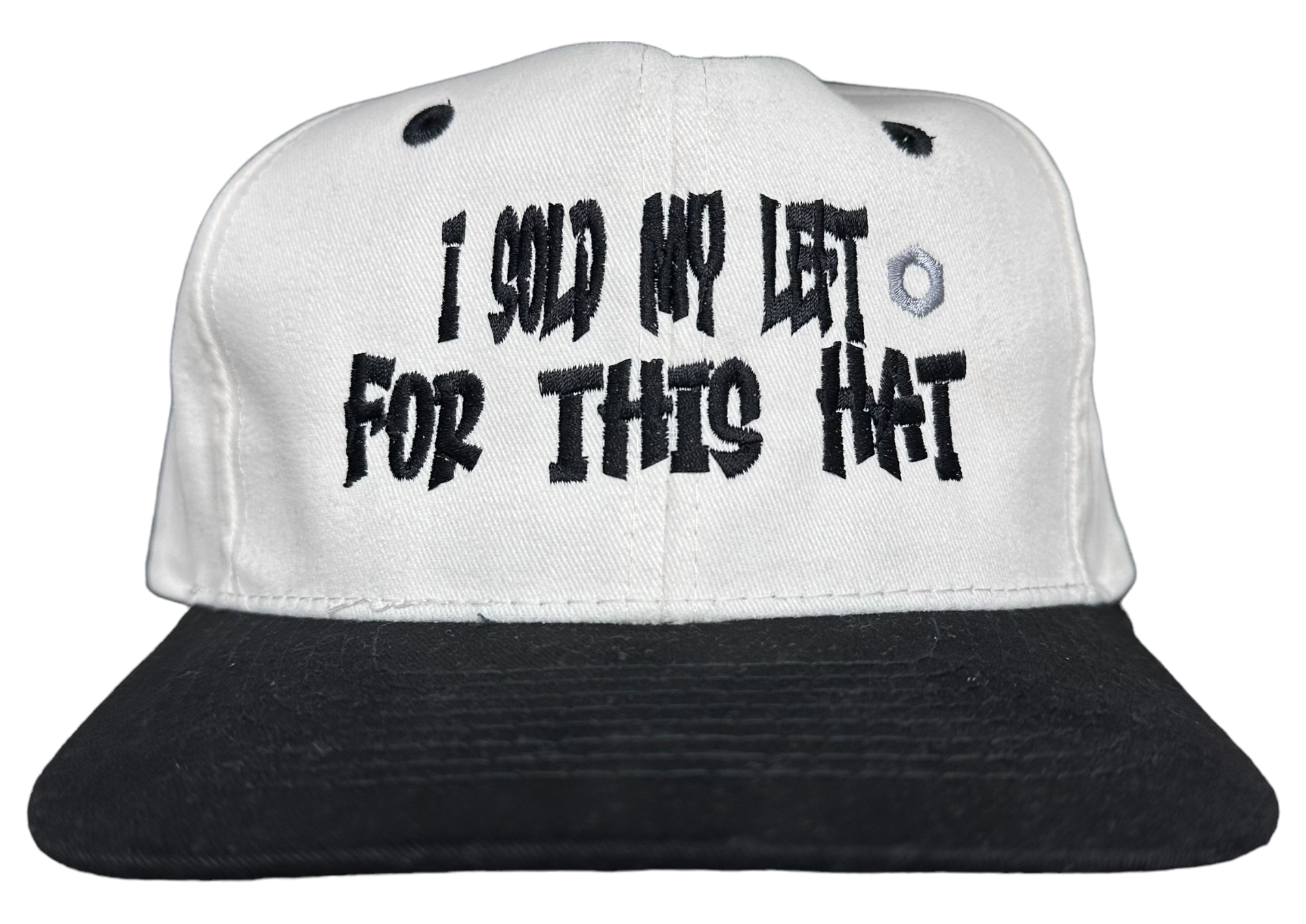 I SOLD MY LEFT NUT FOR THIS HAT Vintage Strapback Cap Hat Funny Custom  Embroidery
